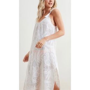 Aerie adjustable swimsuit coverup in rust